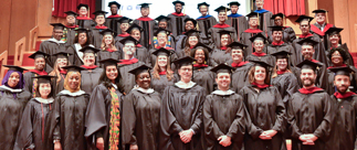 portrait of 2018 Commencement Ceremony at CTS